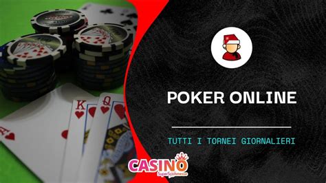 Migliori tornei di poker online: calendario e orari.